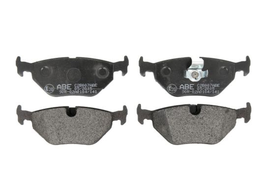 Bremsbelagsatz, Scheibenbremse Hinterachse ABE C2B007ABE