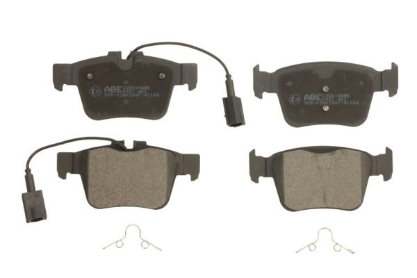 Bremsbelagsatz, Scheibenbremse Hinterachse ABE C2D014ABE