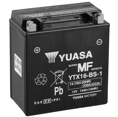 Starterbatterie YUASA YTX16-BS-1