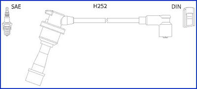 Zündleitungssatz Hitachi 134480