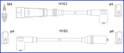 Zündleitungssatz Hitachi 134709