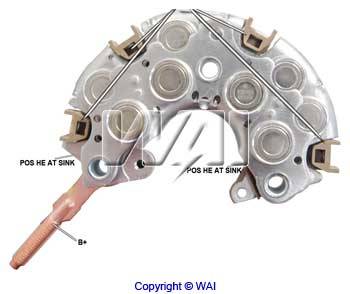 Gleichrichter, Generator WAI INR720P