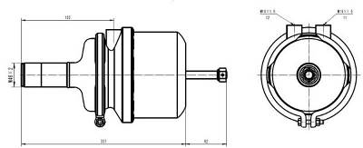 Vorspannzylinder SBP 05-BCT16/24-M48X2