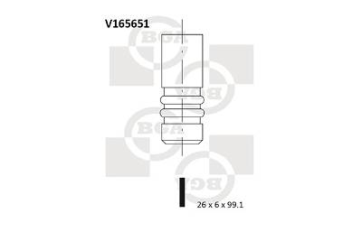 Auslassventil BGA V165651