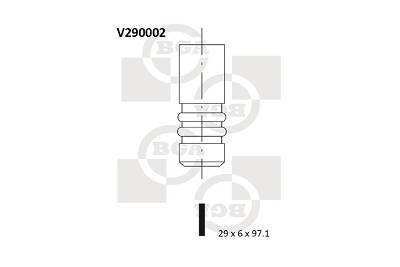 Einlassventil BGA V290002