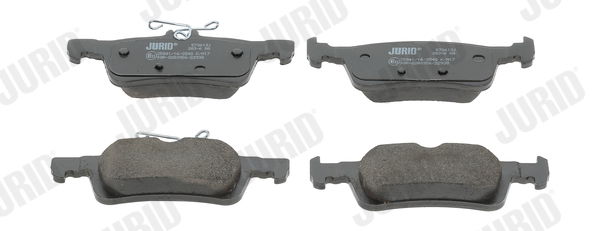 Bremsbelagsatz, Scheibenbremse Hinterachse Jurid 573613J