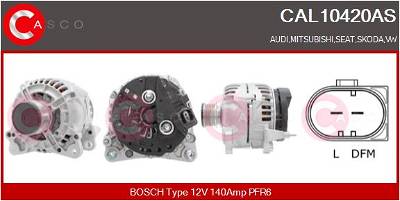 Generator Casco CAL10420AS