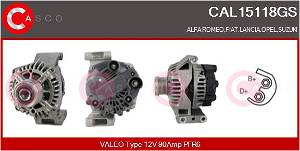 Generator Casco CAL15118GS
