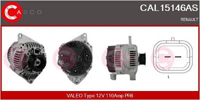 Generator Casco CAL15146AS