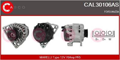 Generator Casco CAL30106AS