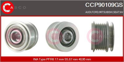 Riemenscheibe, Generator Casco CCP90109GS