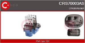 Vorwiderstand, Elektromotor-Kühlerlüfter Casco CRS70003AS