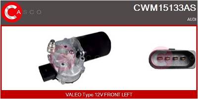 Wischermotor vorne Casco CWM15133AS
