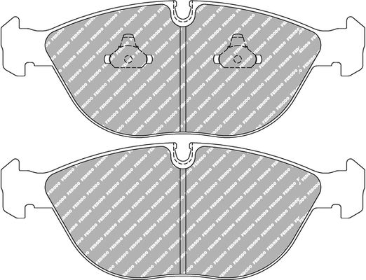 ferodoracing Bremsbelagsatz, Scheibenbremse Vorderachse Ferodo Racing FCP1001H