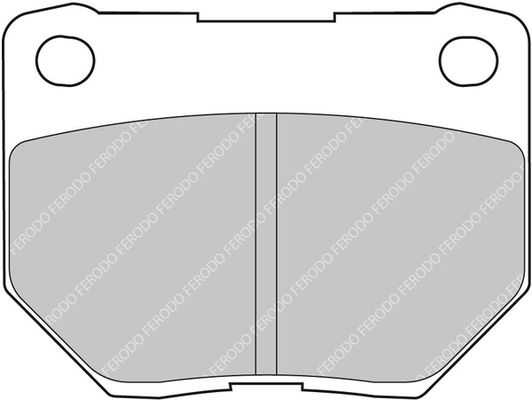 ferodoracing Bremsbelagsatz, Scheibenbremse Hinterachse Ferodo Racing FCP1372H