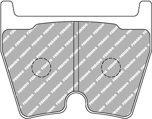 ferodoracing Bremsbelagsatz, Scheibenbremse Vorderachse Ferodo Racing FCP1664H