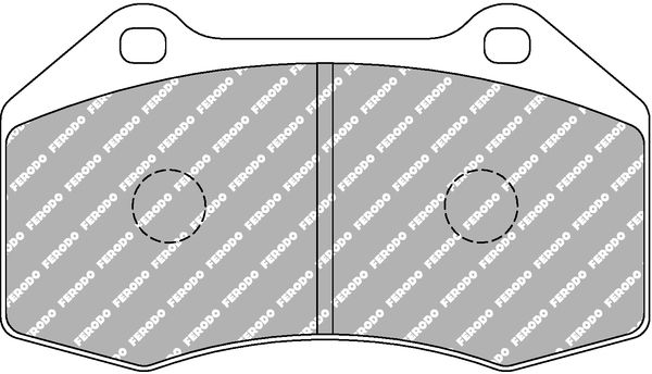 ferodoracing Bremsbelagsatz, Scheibenbremse Vorderachse Ferodo Racing FCP1667R