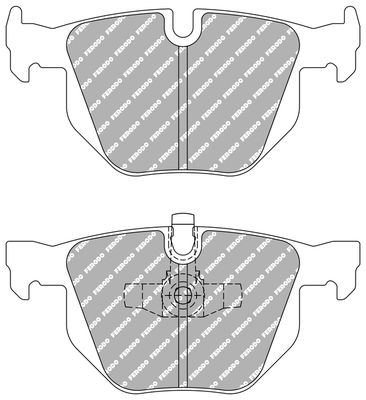 ferodoracing Bremsbelagsatz, Scheibenbremse Hinterachse Ferodo Racing FCP1808H