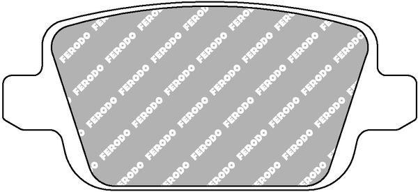 ferodoracing Bremsbelagsatz, Scheibenbremse Hinterachse Ferodo Racing FCP1917H