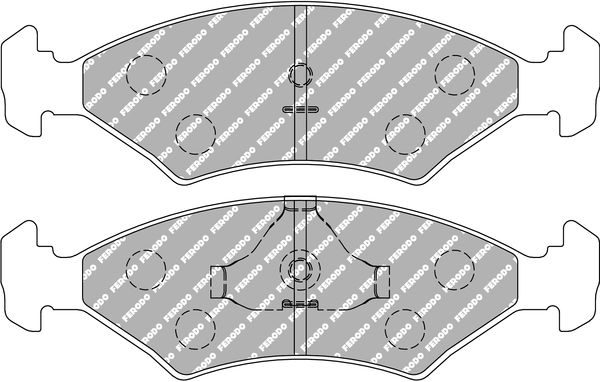 ferodoracing Bremsbelagsatz, Scheibenbremse Ferodo Racing FCP206R