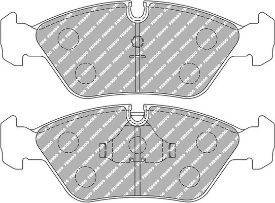 ferodoracing Bremsbelagsatz, Scheibenbremse Vorderachse Ferodo Racing FCP256R