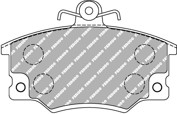 ferodoracing Bremsbelagsatz, Scheibenbremse Vorderachse Ferodo Racing FCP370H