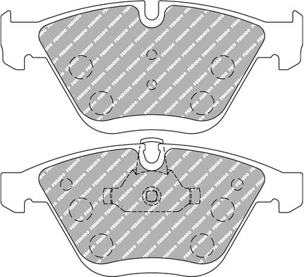 ferodoracing Bremsbelagsatz, Scheibenbremse Vorderachse Ferodo Racing FCP4191H