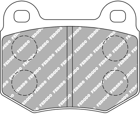 ferodoracing Bremsbelagsatz, Scheibenbremse Vorderachse Ferodo Racing FCP448H
