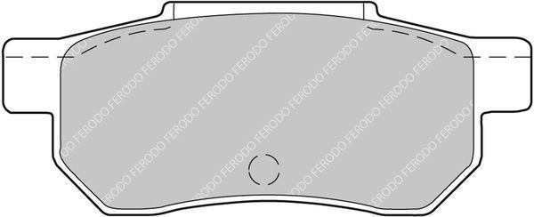 ferodoracing Bremsbelagsatz, Scheibenbremse Hinterachse Ferodo Racing FCP472H