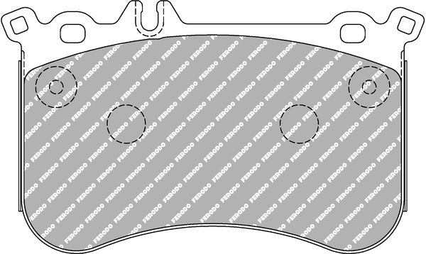 ferodoracing Bremsbelagsatz, Scheibenbremse Vorderachse Ferodo Racing FCP4806H