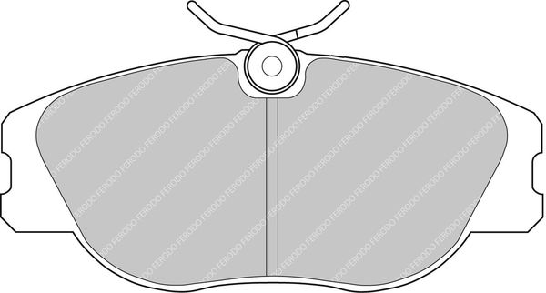 ferodoracing Bremsbelagsatz, Scheibenbremse Vorderachse Ferodo Racing FCP565R