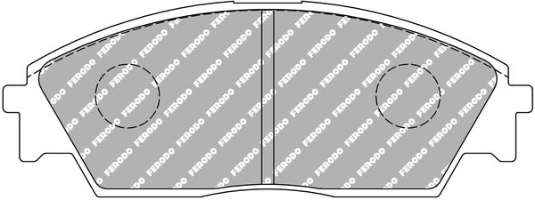 ferodoracing Bremsbelagsatz, Scheibenbremse Vorderachse Ferodo Racing FCP598H