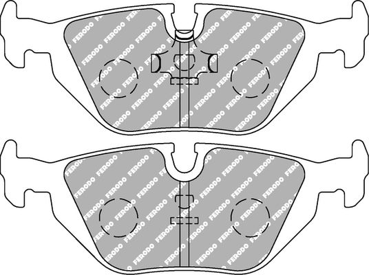 ferodoracing Bremsbelagsatz, Scheibenbremse Hinterachse Ferodo Racing FCP850H