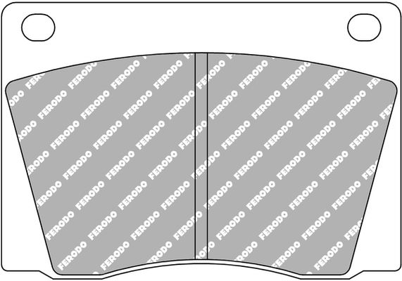 ferodoracing Bremsbelagsatz, Scheibenbremse Vorderachse Ferodo Racing FCP9R