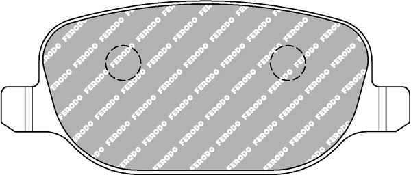 ferodoracing Bremsbelagsatz, Scheibenbremse Hinterachse Ferodo Racing FDS1795
