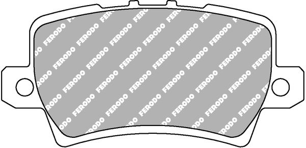 ferodoracing Bremsbelagsatz, Scheibenbremse Hinterachse Ferodo Racing FDS1862