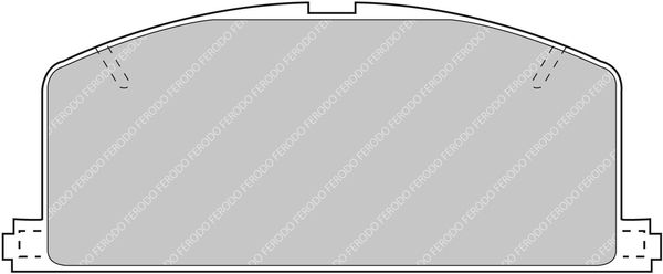 ferodoracing Bremsbelagsatz, Scheibenbremse Vorderachse Ferodo Racing FDS308