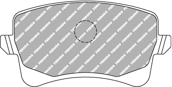 ferodoracing Bremsbelagsatz, Scheibenbremse Hinterachse Ferodo Racing FDS4050