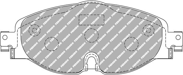 ferodoracing Bremsbelagsatz, Scheibenbremse Vorderachse Ferodo Racing FDS4433