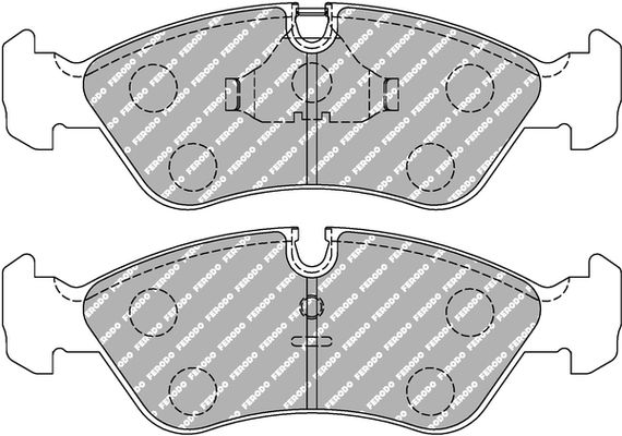 ferodoracing Bremsbelagsatz, Scheibenbremse Ferodo Racing FDS584
