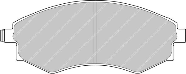 ferodoracing Bremsbelagsatz, Scheibenbremse Vorderachse Ferodo Racing FDS600