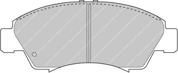 ferodoracing Bremsbelagsatz, Scheibenbremse Vorderachse Ferodo Racing FDS777