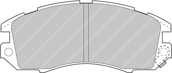 ferodoracing Bremsbelagsatz, Scheibenbremse Vorderachse Ferodo Racing FDS789