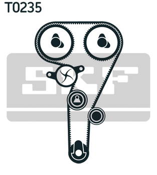 Zahnriemensatz SKF VKMA 02277