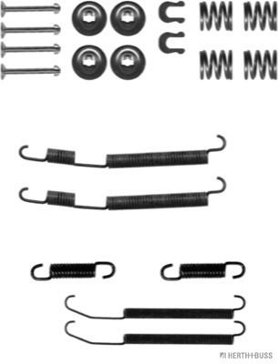 Zubehörsatz, Bremsbacken Hinterachse Jakoparts J3567000