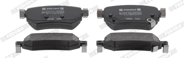 Bremsbelagsatz, Scheibenbremse Hinterachse Ferodo FDB4944