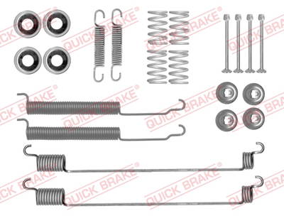 Zubehörsatz, Bremsbacken Hinterachse QUICK BRAKE 105-0843