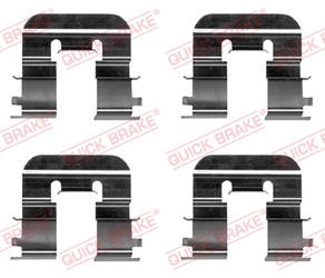 Zubehörsatz, Scheibenbremsbelag Hinterachse QUICK BRAKE 109-0024