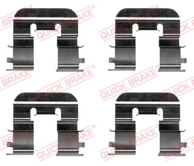 Zubehörsatz, Scheibenbremsbelag Hinterachse QUICK BRAKE 109-0024