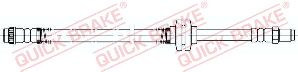 quickbrake Bremsschlauch Vorderachse QUICK BRAKE 36.901